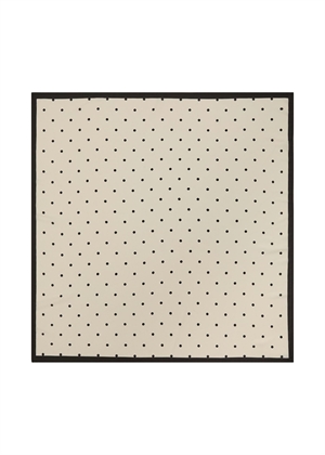 Tamma big dot scarf Off White Neo Noir